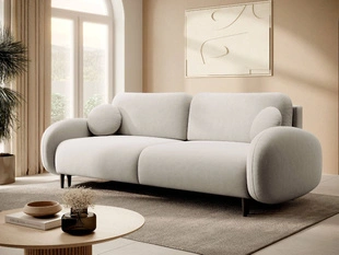 Schlafsofa mit Bettfunktion und Bettkasten Alta Hellgrau