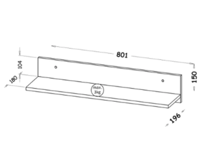 Möbel-Set für Jugendzimmer Arcadia Eiche Wotan, Weiß