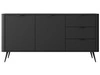 Kommode mit Türen und Schubladen Latina Schwarz