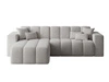 Ecksofa L-Form Links Nork Grau