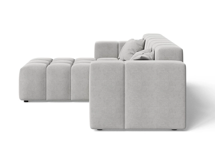 Ecksofa L-Form Links Moderne Ecksofa Loopo Grau