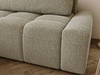 Ecksofa L-Form Links mit Schlaffunktion und Bettkasten Lana Beige