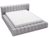 Polsterbett mit Bettkasten und Lattenrost 160x200 Italia Grau