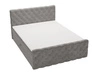 Boxspringbett mit Bettkasten 180x200 Lunaris Grau
