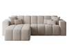 Ecksofa L-Form Links Nork Beige