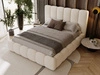 Polsterbett mit Bettkasten und Lattenrost 200x200 Imperial Creme