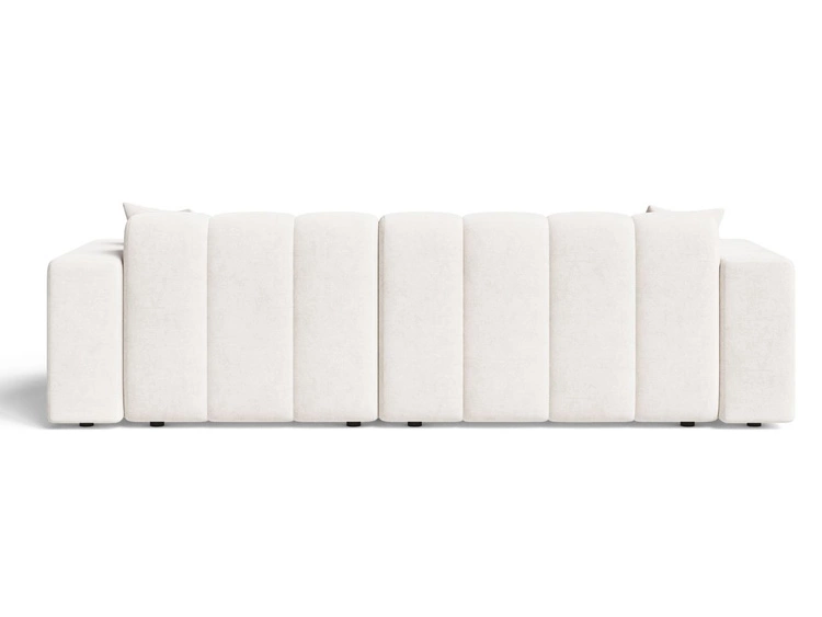 Ecksofa L-Form Rechts Nork Creme