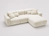 Ecksofa L-Form Rechts Moderne Ecksofa Leni Beige