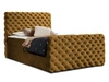 Boxspringbett mit Bettkasten 180x200 Cleo Lux Gelb