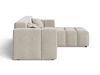 Ecksofa L-Form Rechts Moderne Ecksofa Loopo Beige