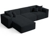 Ecksofa L-Form Links Arizona Schwarz