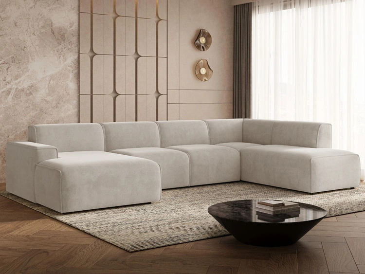 Wohnlandschaft Rechts Belluno Hellbeige