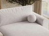 Ecksofa L-Form mit Schlaffunktion und Bettkasten Aurora Grau