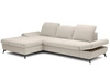 Ecksofa L-Form Links mit Schlaffunktion und Bettkasten Hannover Creme