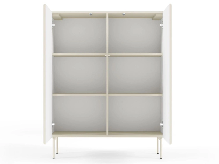 Hochkommode mit zwei Türen Qualita Kaschmir