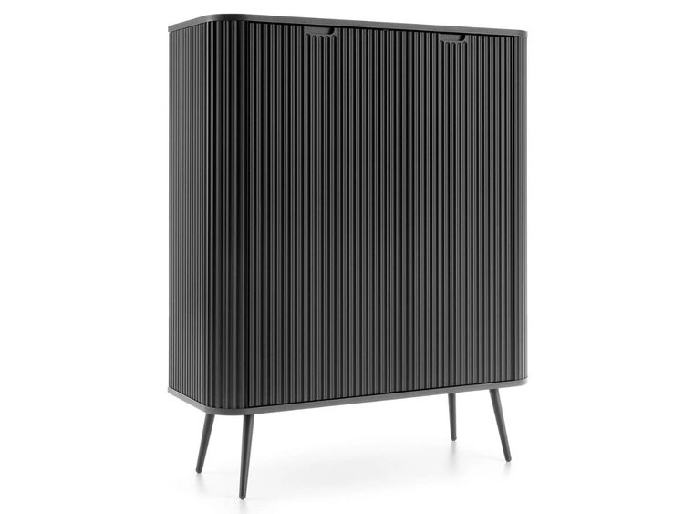 Türkommode Viva Schwarze auf Schwarzen Beinen