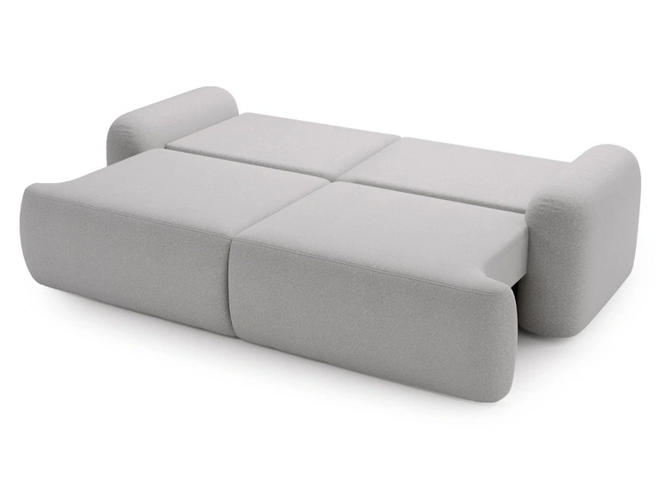 Sofa mit Schlaffunktion und Bettkasten Aurio Grau