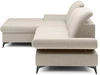 Ecksofa L-Form Links mit Schlaffunktion und Bettkasten Hannover Creme