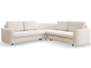 Ecksofa L-Form Links mit Schlaffunktion und Bettkasten Limon Beige