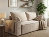 Schlafsofa mit Bettfunktion und Bettkasten Sivra Beige