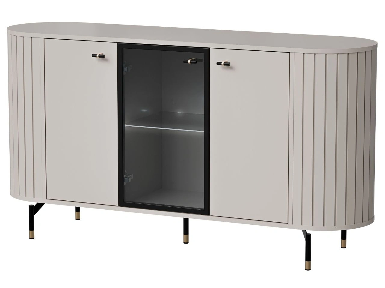 Kommode dreitürige Soria Kaschmir