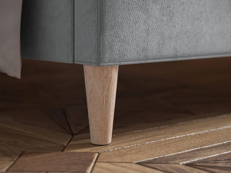 Polsterbett mit Lattenrost 140x200 Tril Schwarz