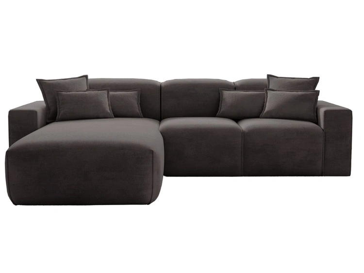 Ecksofa L-Form Links Moderne Ecksofa Leni Schwarz