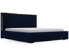 Polsterbett mit Bettkasten und Lattenrost 140x200 Bonito Dunkelblau
