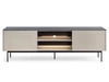 Zweittüriges TV-Lowboard für Wohnzimmer Auroé Kaschmir