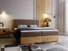 Boxspringbett mit Bettkasten 180x200 Forest Braun