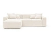 Ecksofa L-Form Links Moderne Ecksofa Leni Creme