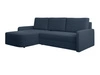 Ecksofa L-Form mit Schlaffunktion und Bettkasten Arvento Dunkelblau