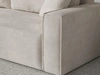 Schlafsofa mit Bettfunktion und Bettkasten Sivra Beige