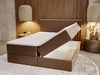 Boxspringbett mit Bettkasten 200x200 Marbella Braun