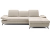 Ecksofa L-Form Rechts mit Schlaffunktion und Bettkasten Hannover Creme