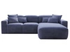 Ecksofa L-Form Rechts Moderne Ecksofa Leni Dunkelblau