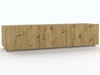 Set mit zwei TV-Lowboard mit Türen 150 cm Kioto Artisan Eiche
