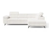 Ecksofa L-Form mit Schlaffunktion und Bettkasten Argon Rechts Creme