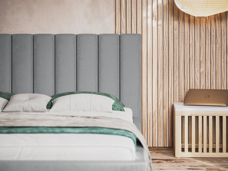 Polsterbett mit Bettkasten und Lattenrost 180x200 Sesto Schwarz