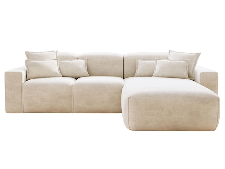 Ecksofa L-Form Rechts Moderne Ecksofa Leni Beige