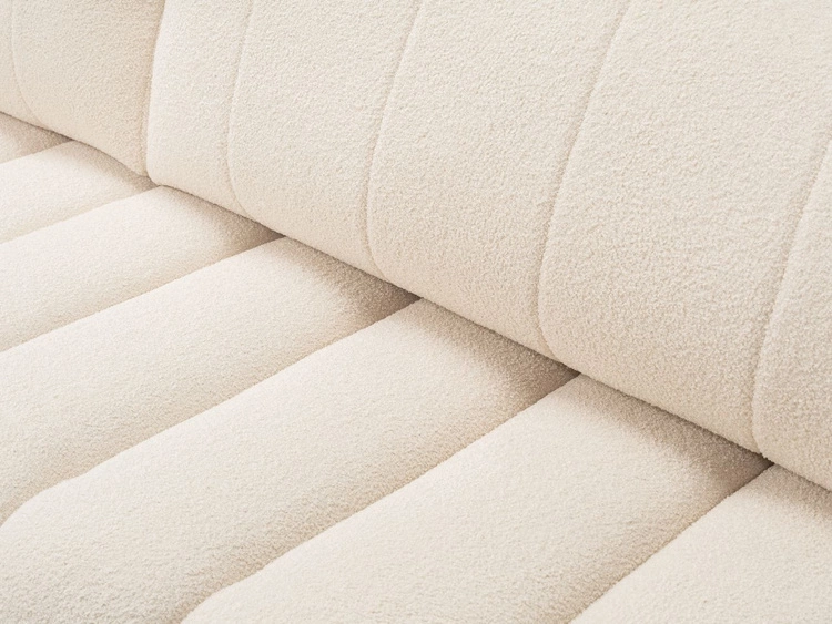 Ecksofa mit Schlaffunktion und Bettkasten Links Adoro Hellbeige