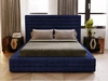 Polsterbett mit Bettkasten und Lattenrost 160x200 Barbados Blau
