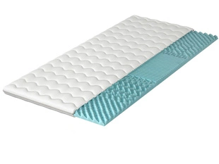 Matratzenauflage mit profilierter Schaumstoffschicht Lusso 120x200