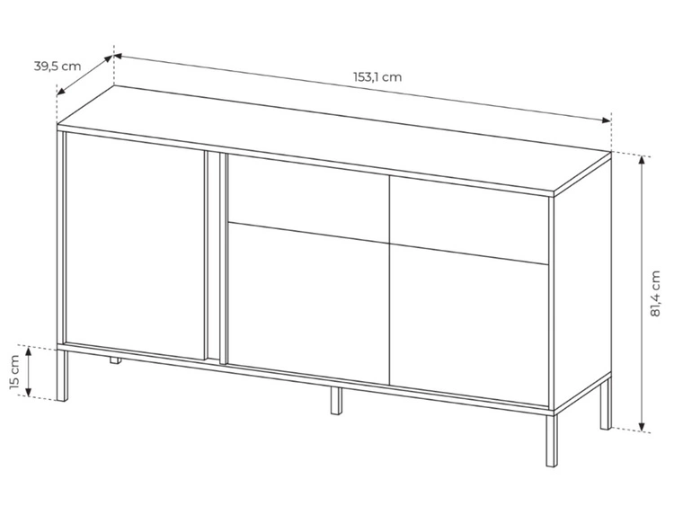 Wohnzimmer-Set Dego Beige