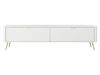 TV-Lowboard mit Türen 200 cm Latina Weiß