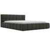 Polsterbett mit Bettkasten und Lattenrost 180x200 Alicante Dunkelgrau