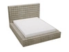 Polsterbett mit Bettkasten und Lattenrost 120x200 Barbados Hellbraun