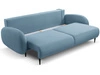Schlafsofa mit Bettfunktion und Bettkasten Alta Blau