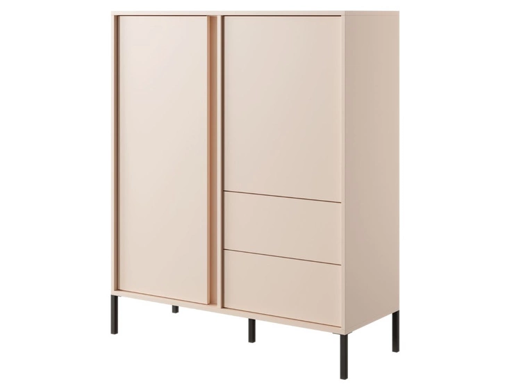 Kommode mit Türen und Schubladen Dego Beige