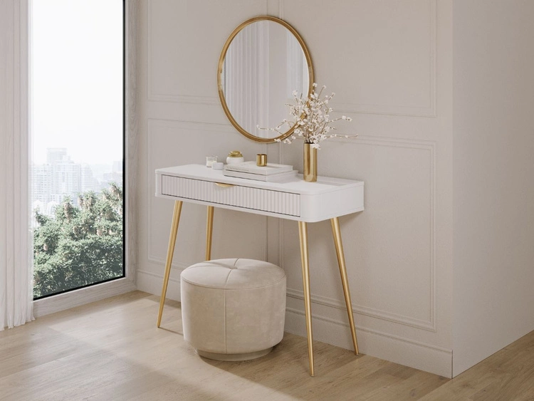 Wohnzimmer-Möbelset Latina Weiß